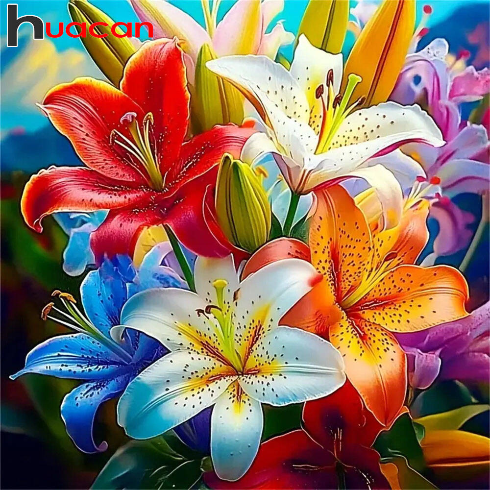 Resin Art Wallpaper - Huacan 2025 مجموعة جديدة لوحات الماس