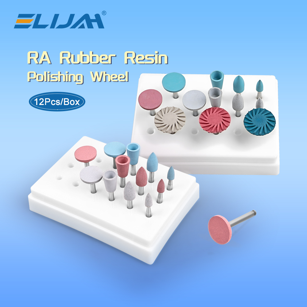 Resin Art Case - 12 قطعة/صندوق الأسنان RA المطاط الراتنج