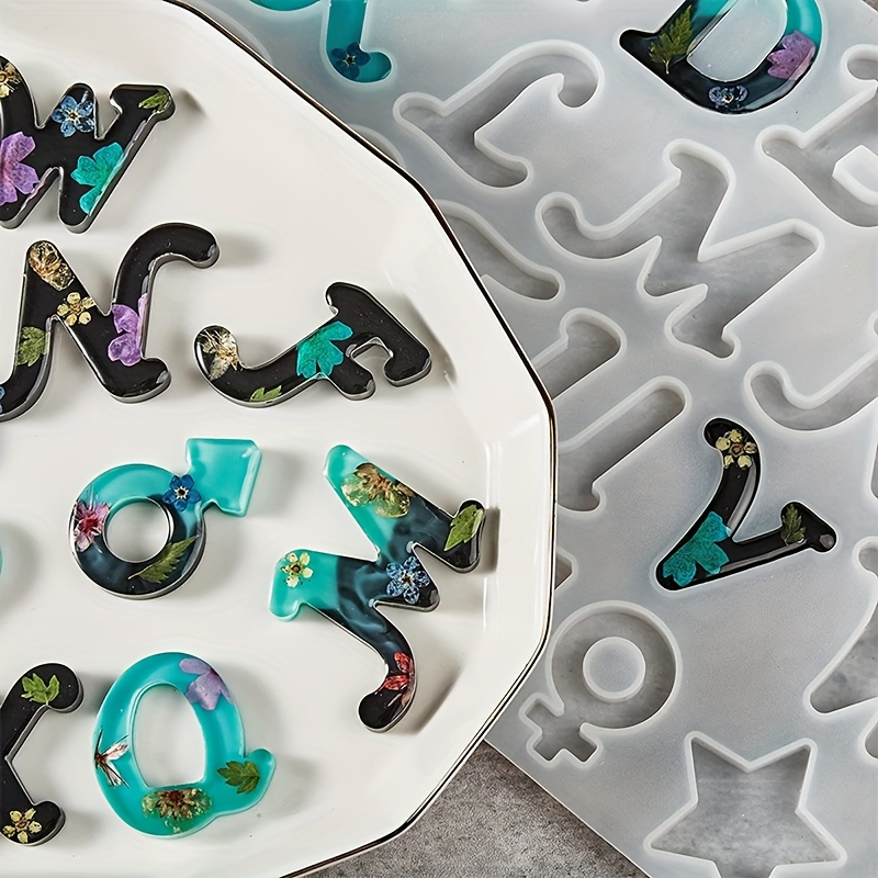 قالب صب الراتنج على شكل مرآة،  - مراجعة Resin Art Alphabet وسعره