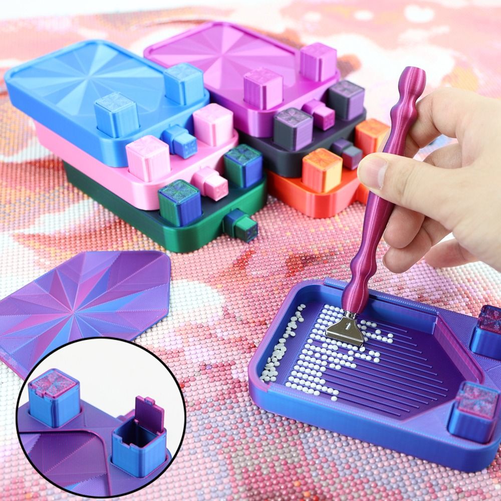صينية طلاء ماسية يدوية الصنع م - مراجعة Resin Art Case وسعره