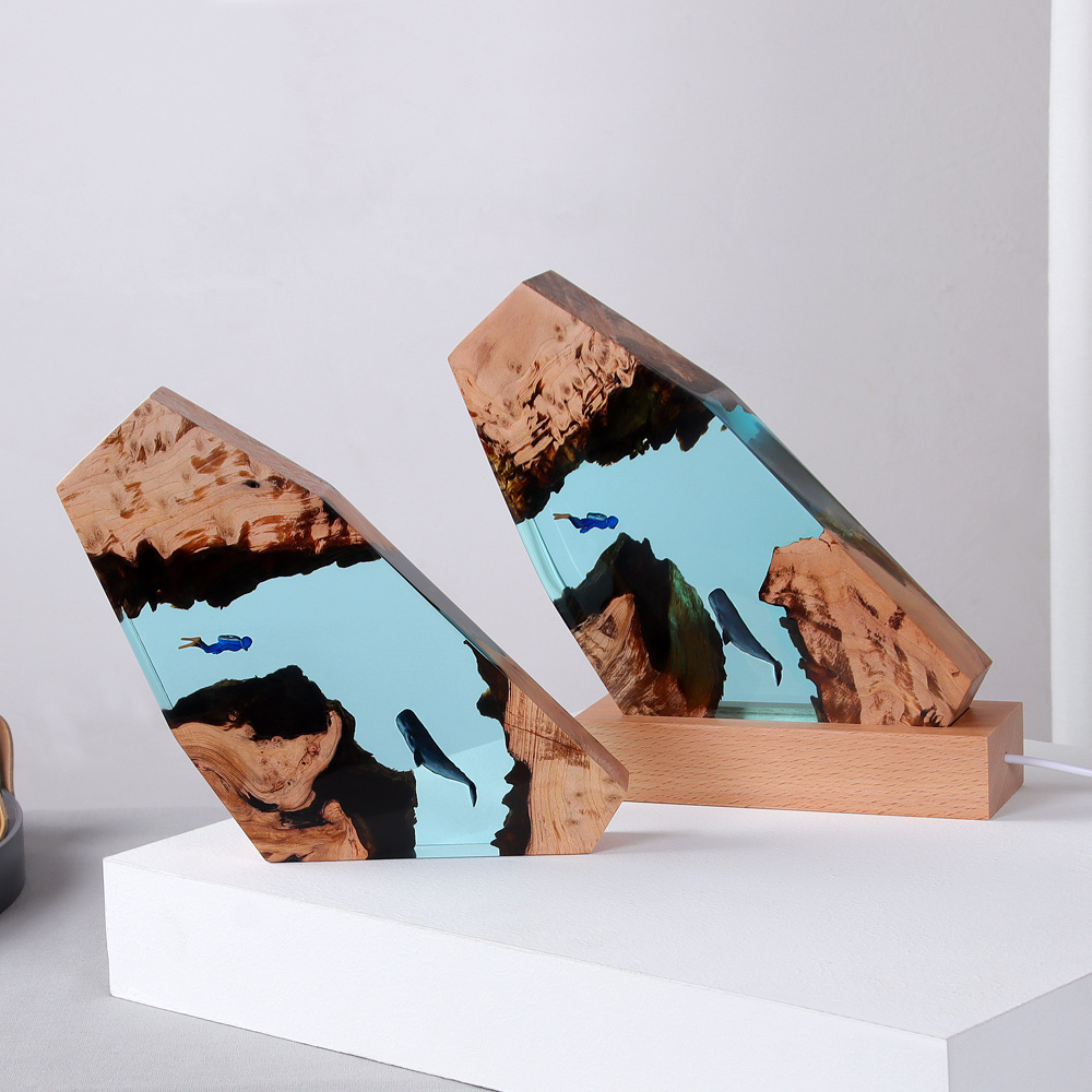 ديكور منزلي جديد على شكل غواصة - مراجعة Resin Art Wedding Gift وسعره