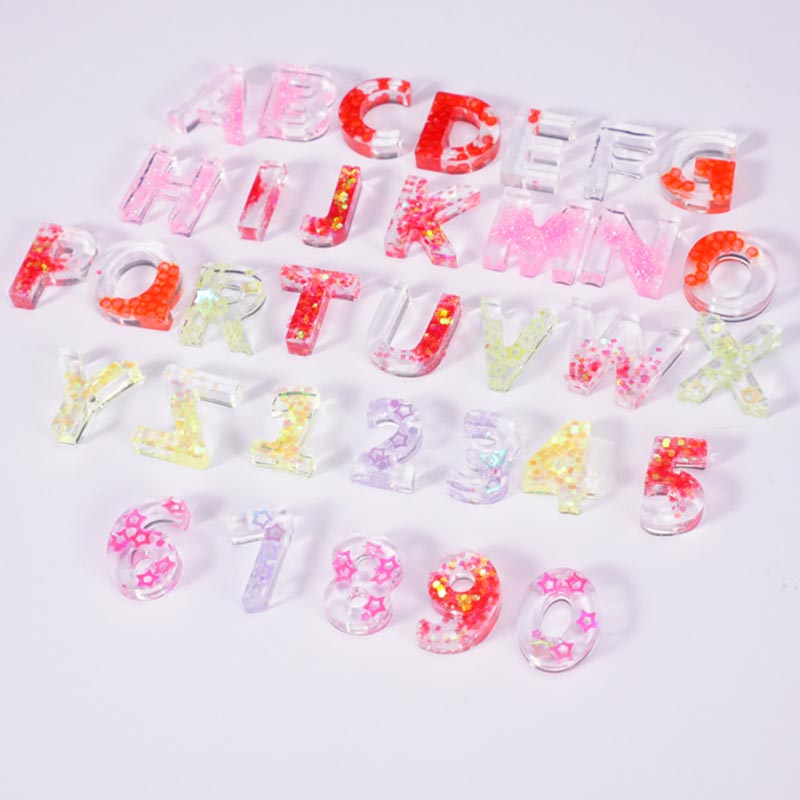 المنزل ديكور ذاتي الصنع 1 قطعة - مراجعة Resin Art Alphabet وسعره