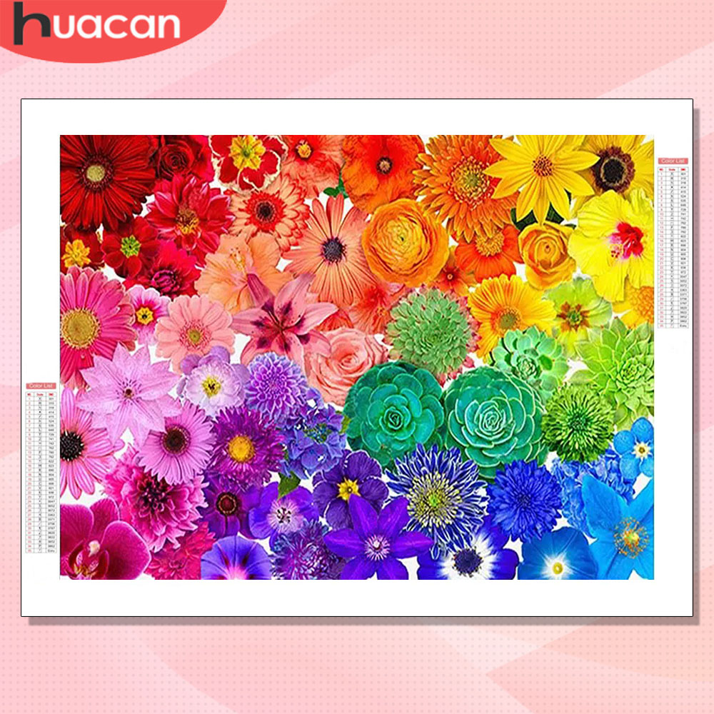 مجموعة فن الألماس من HUACAN: ل - مراجعة Resin Art Rose وسعره