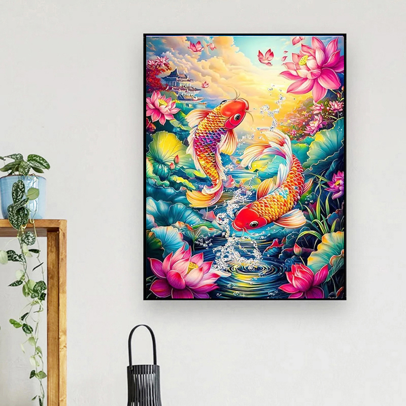 AB الجنية الغبار الحفر الماس ا - مراجعة Resin Art Wallpaper وسعره