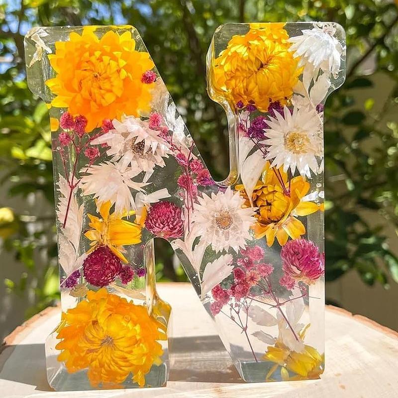 مصباح راتينج مزخرف مكون من 26  - مراجعة Resin Art Alphabet وسعره
