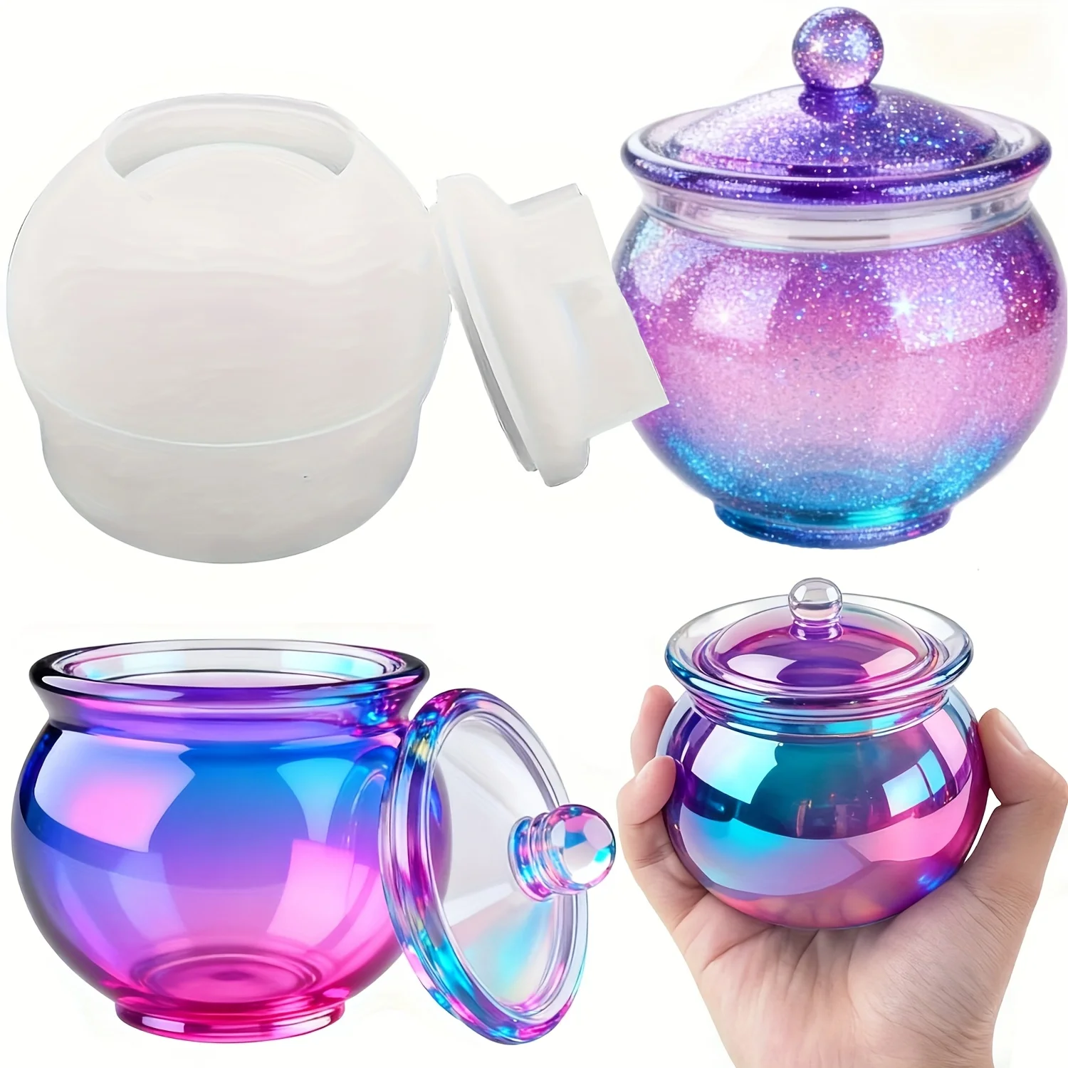 مجموعة واحدة من قوالب الراتنج  - مراجعة Resin Art Case وسعره
